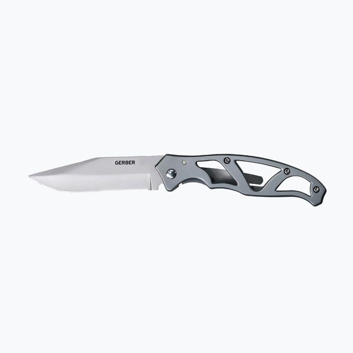 Gerber Paraframe I + Mullet + Barbill silver folding knife 3