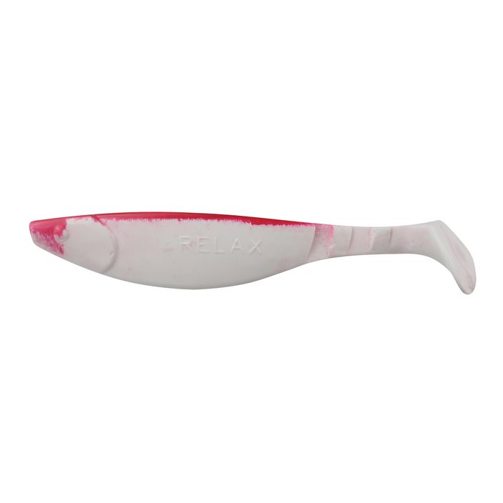 Rubber lure Relax Hoof 6 Standard 3 pcs red-white BLS6-S 2