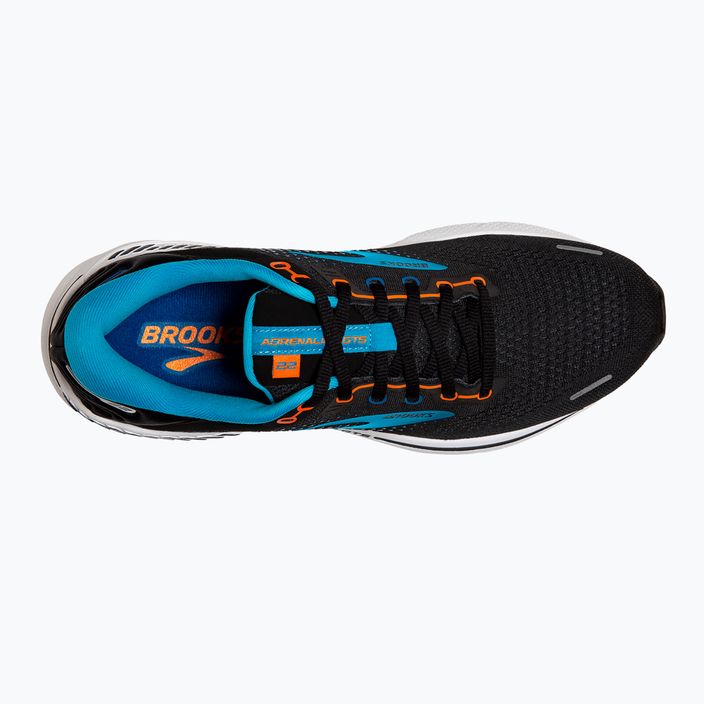 Brooks Adrenaline GTS 22 men's running shoes black-blue 1103661D034 14