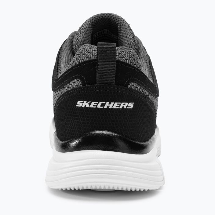 SKECHERS Burns Agoura black/white men's shoes 6