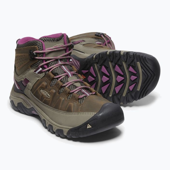 Women's trekking shoes KEEN Targhee III Mid grey 1023040 13