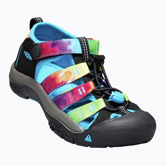 KEEN Newport H2 rainbow tie dye children's trekking sandals 7