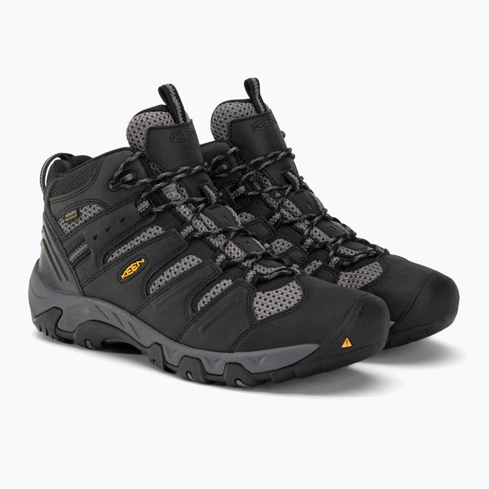 Men's trekking boots KEEN Koven Mid Wp black-grey 1020210 4