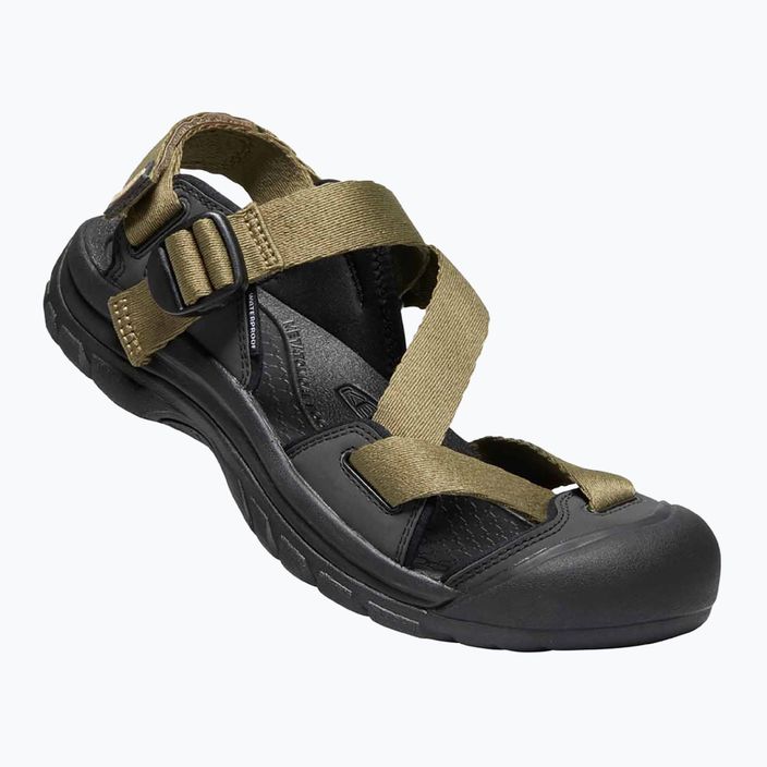 KEEN Zerraport II Military olive/black men's trekking sandals 7