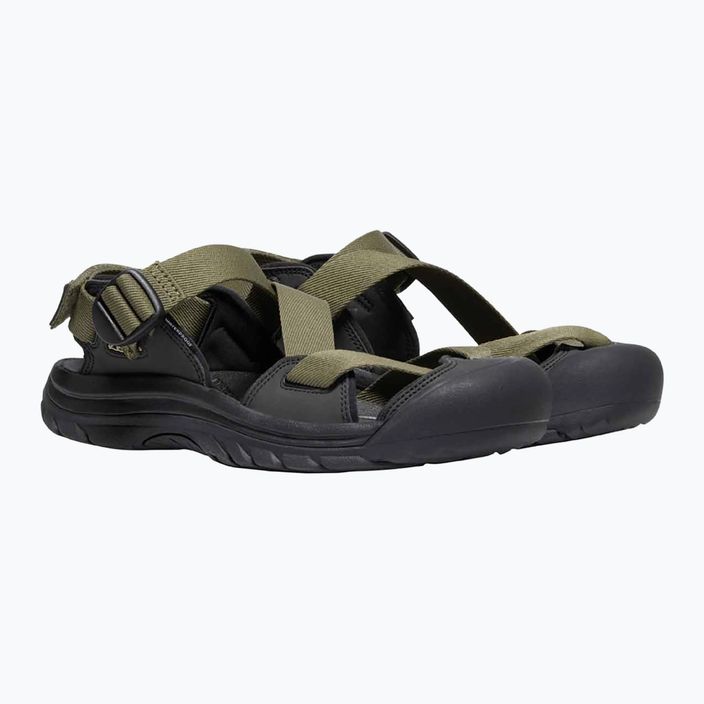 KEEN Zerraport II Military olive/black men's trekking sandals 9