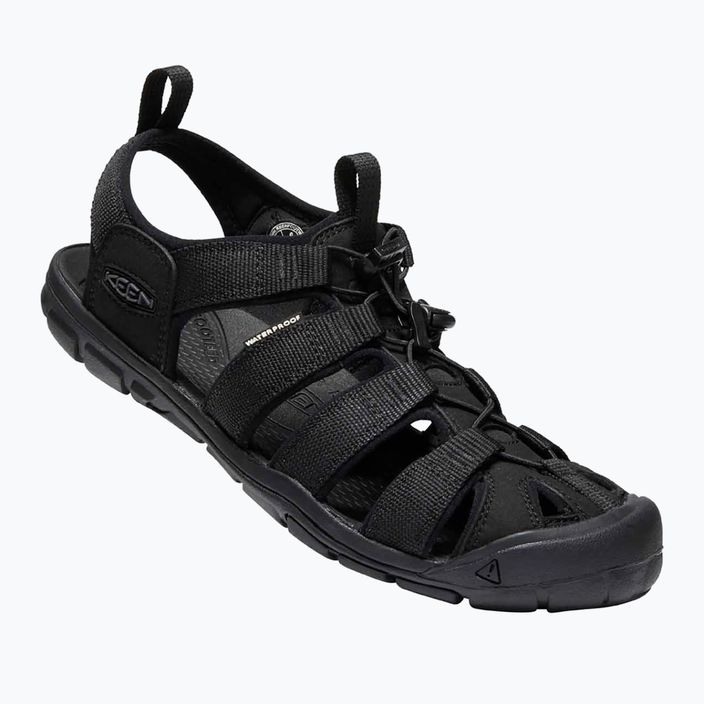 KEEN Clearwater CNX men's trekking sandals triple black 10