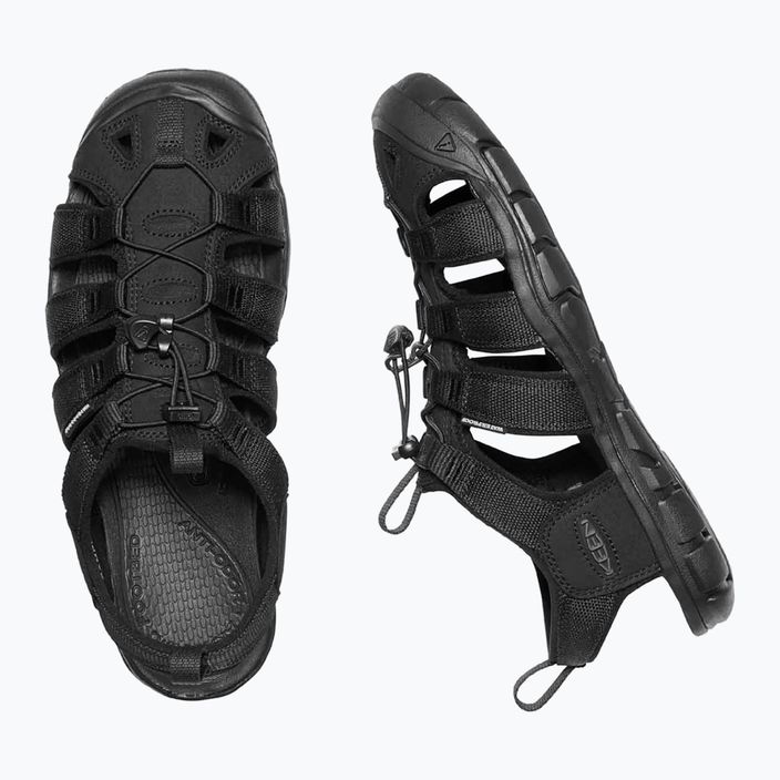 KEEN Clearwater CNX men's trekking sandals triple black 12
