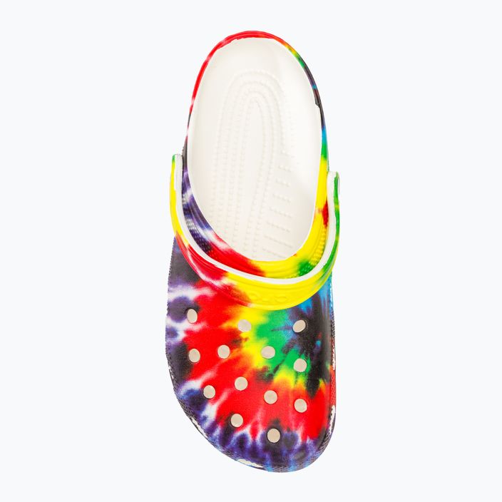 Crocs Classic Tie Dye Graphic multicolour flip-flops 6
