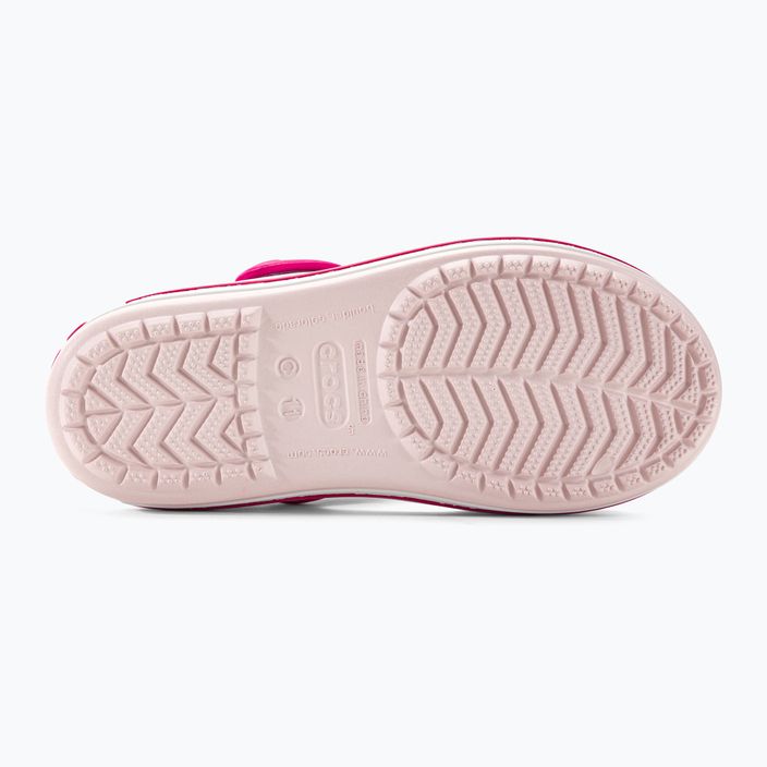 Crocs Crockband Kids Sandals barely pink/candy pink 5