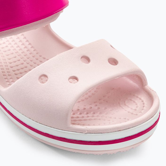 Crocs Crockband Kids Sandals barely pink/candy pink 7