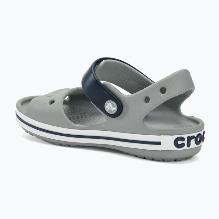 Crocs Crockband Kids Sandal light grey/navy 3