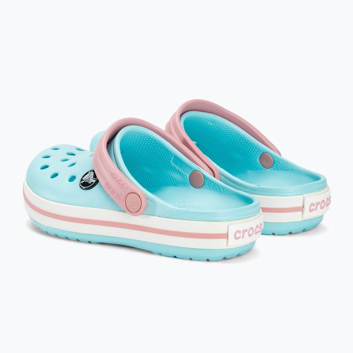 Children's Crocs Crocband Clog ice blue/white flip-flops 4