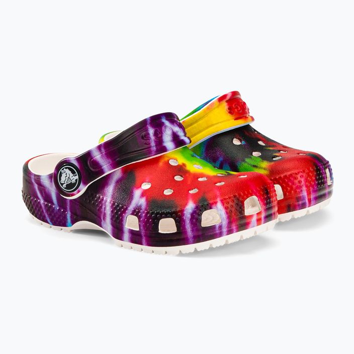 Crocs Classic Tie-Dye Graphic Clog T colourful children's flip-flops 206994-90H 5