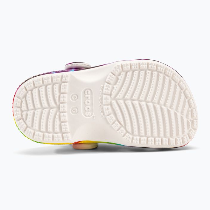 Crocs Classic Tie-Dye Graphic Clog T colourful children's flip-flops 206994-90H 6