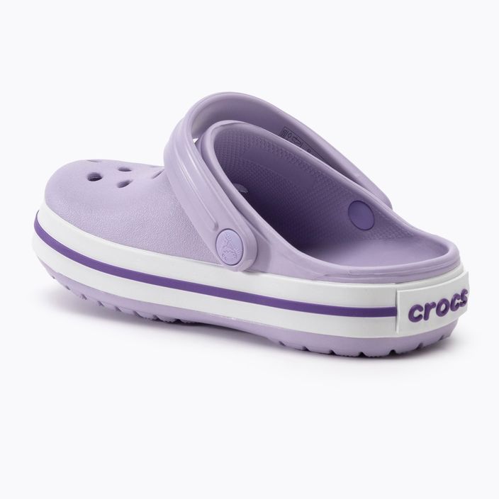 Children's Crocs Crocband Clog slides lavender/neon 4