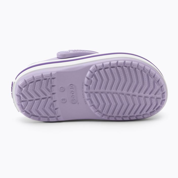 Children's Crocs Crocband Clog slides lavender/neon 5