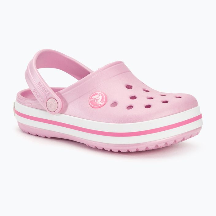 Children's Crocs Crocband Clog ballerina pink flip-flops 2