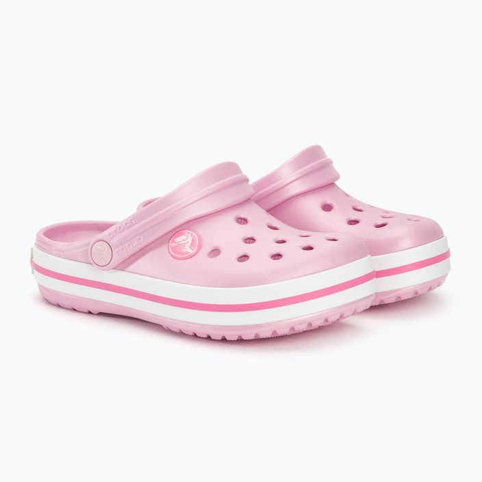 Children's Crocs Crocband Clog ballerina pink flip-flops 5