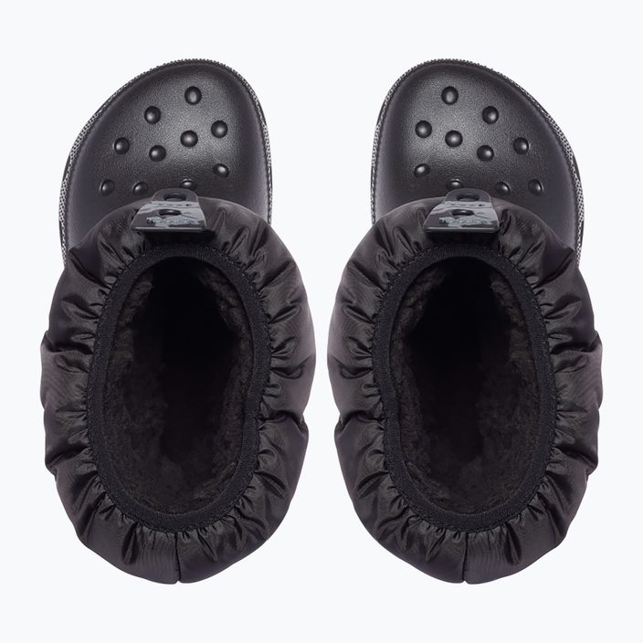 Crocs Classic Neo Puff junior snow boots black 11