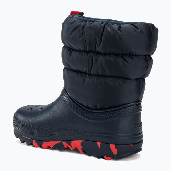 Crocs Classic Neo Puff navy junior snow boots 3
