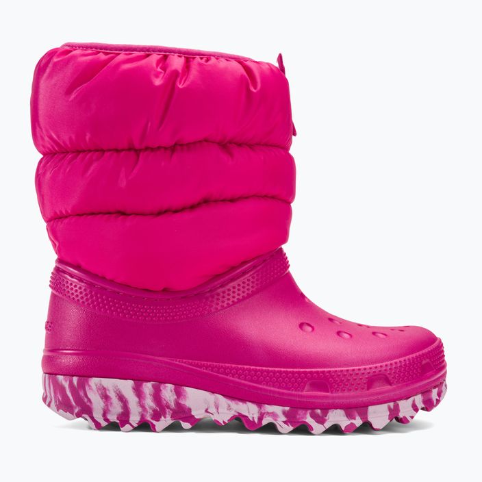 Crocs Classic Neo Puff candy pink junior snow boots 2