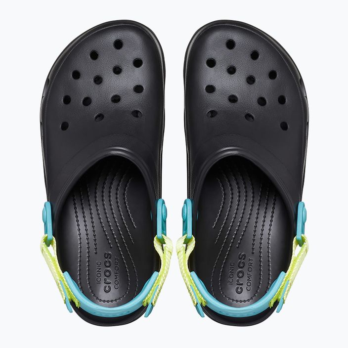 Crocs All Terrain flip-flops black/multi 12