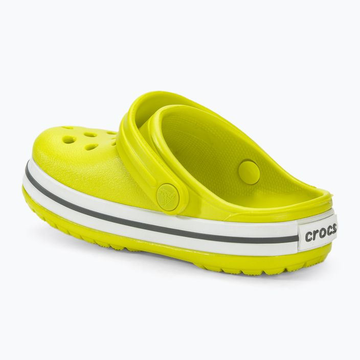 Children's Crocs Crocband Clog citrus/grey slides 4