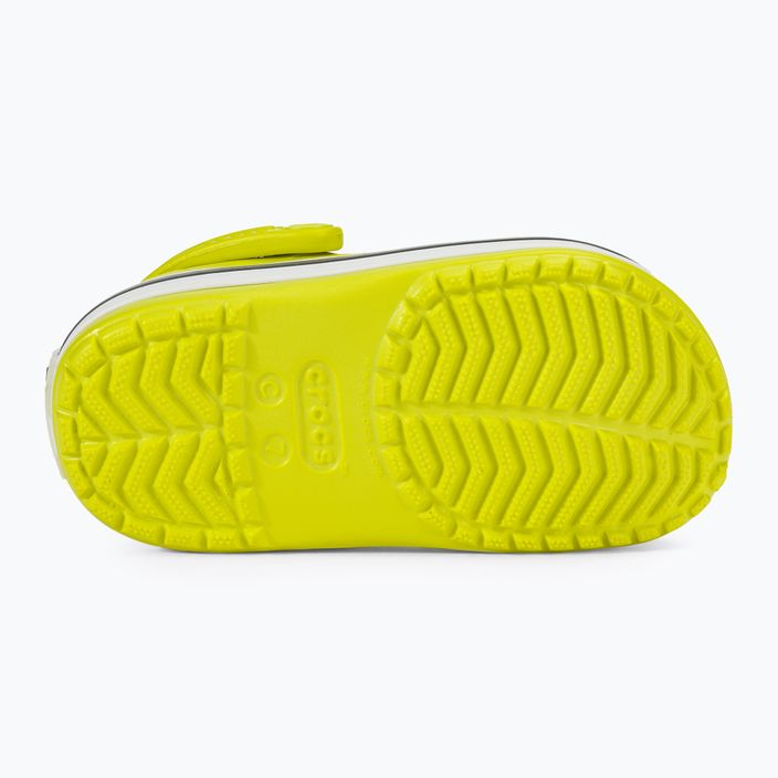 Children's Crocs Crocband Clog citrus/grey flip-flops 5