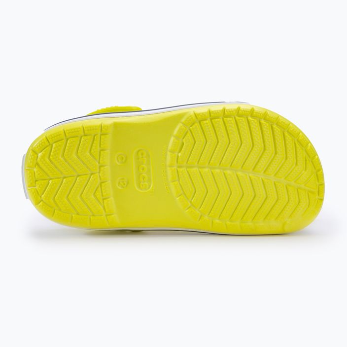 Children's Crocs Crocband Clog citrus/grey flip-flops 5