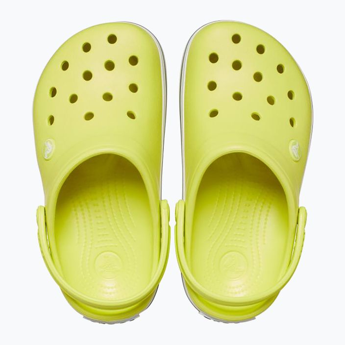 Children's Crocs Crocband Clog citrus/grey flip-flops 12