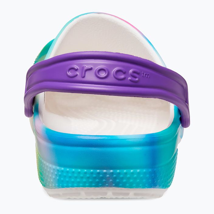 Crocs Classic Solarized Clog white/multi children's flip-flops 11