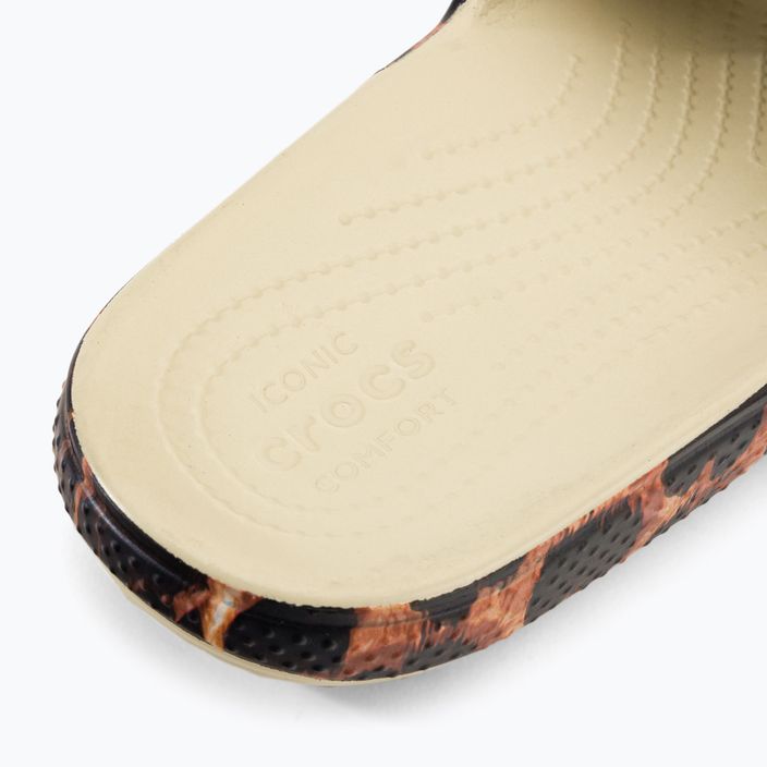 Crocs Classic Crocs Animal Remix Slide black 207841-2Y4 flip flops 8