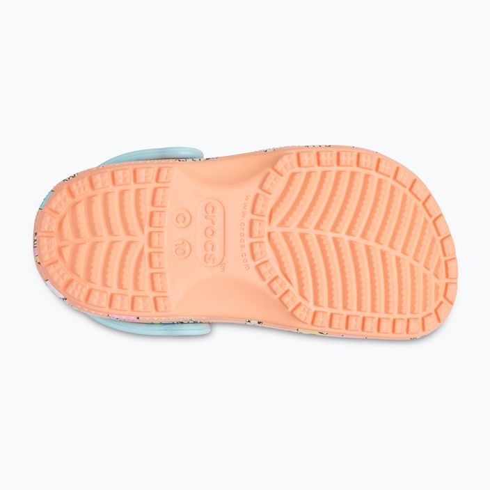 Children's Crocs Classic Pool Party Clog T orange 207846-83E flip flops 15