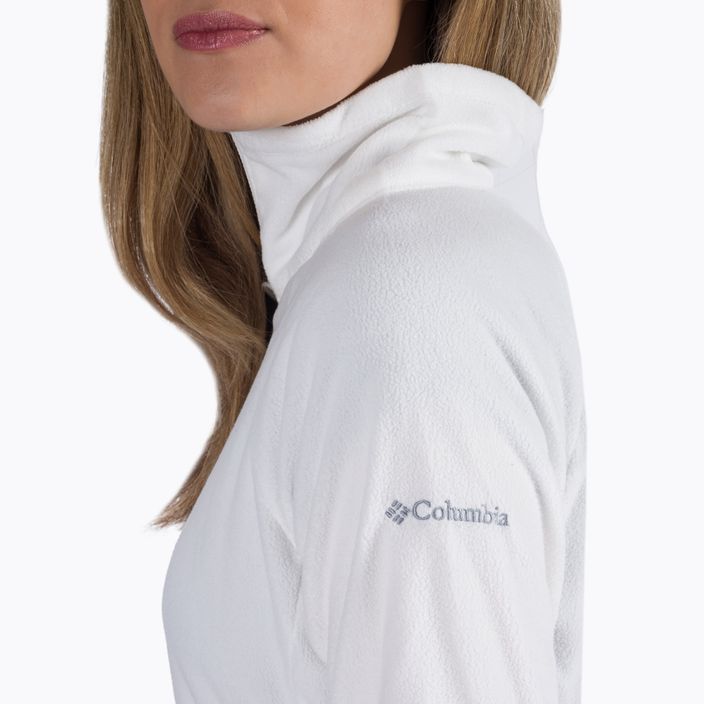 Columbia Glacial IV women's fleece sweatshirt white 1802201 4