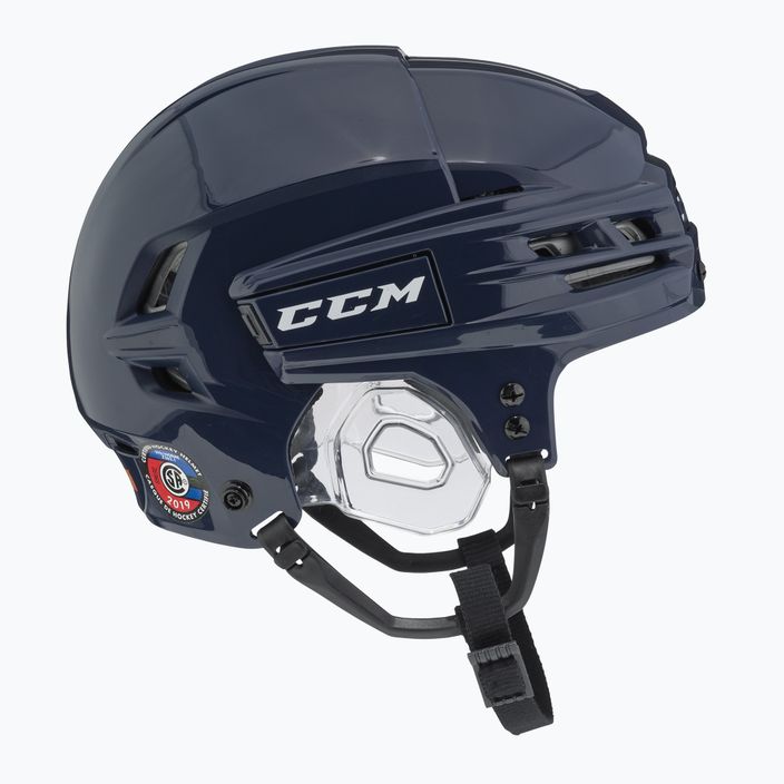 CCM Tacks 910 navy hockey helmet 3