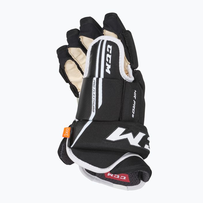 CCM Tacks 4R Pro2 SR black/white hockey gloves 3