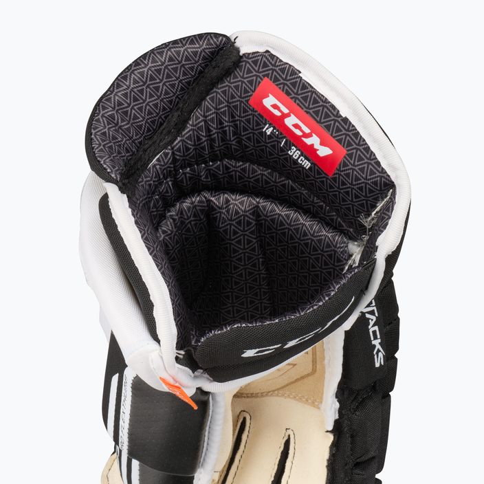 CCM Tacks 4R Pro2 SR black/white hockey gloves 4