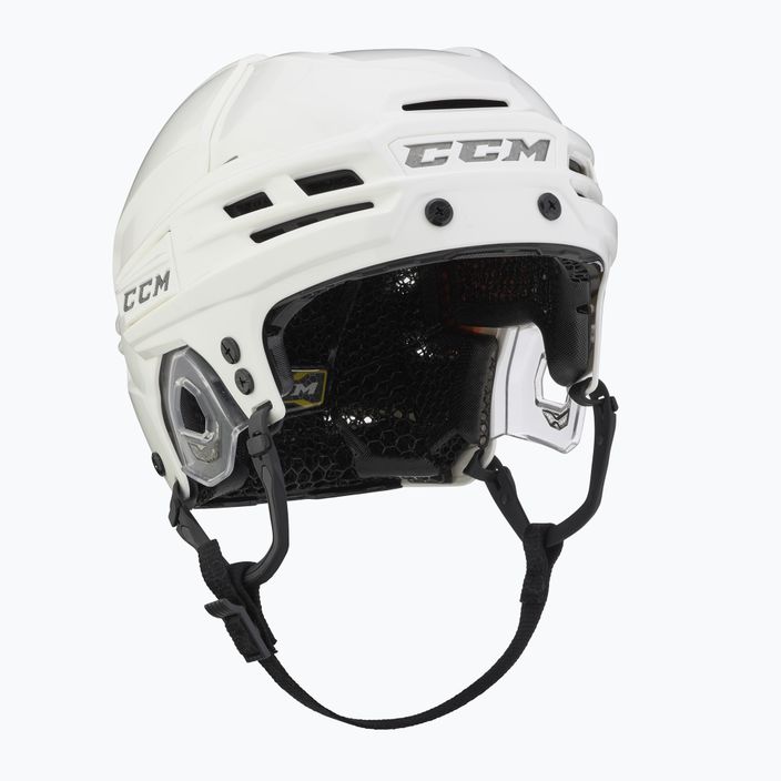 CCM Super Tacks X white hockey helmet