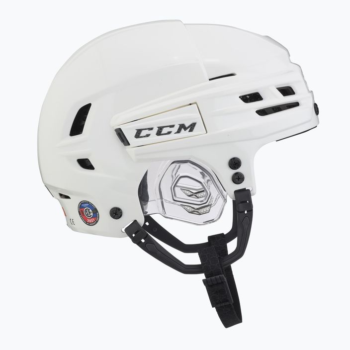 CCM Super Tacks X white hockey helmet 3