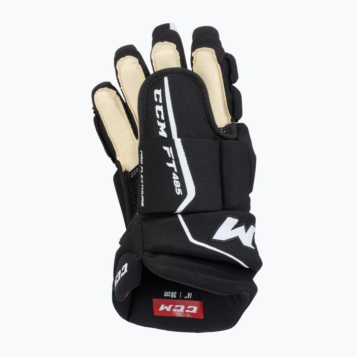 CCM hockey gloves FT485 SR black/white 3