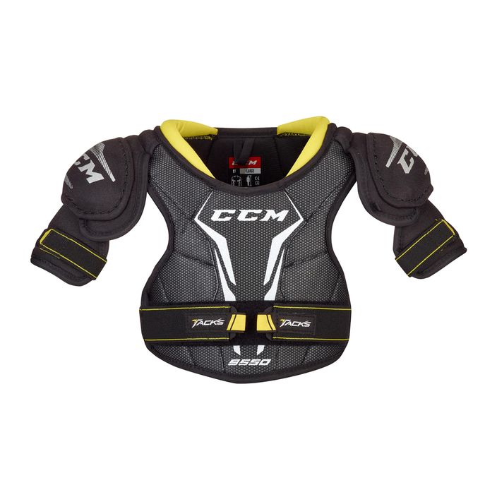 CCM Tacks 9550 YTH black/green children's hockey shoulder pads 2