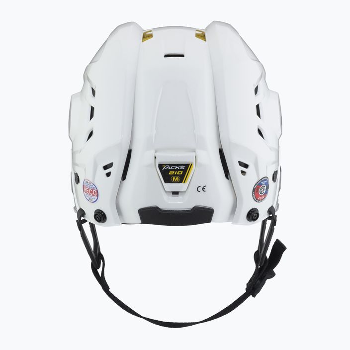 CCM Tacks 210 white hockey helmet 4