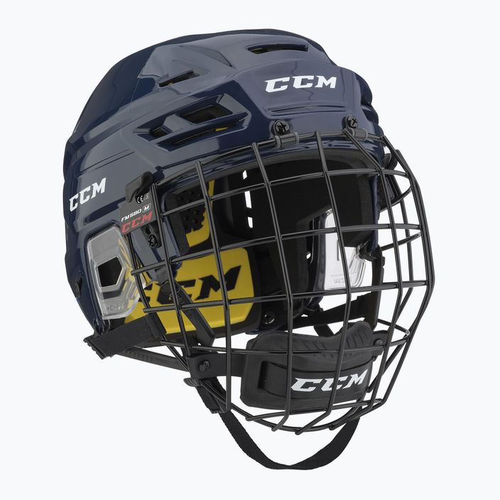 CCM Tacks 210 Combo hockey helmet navy
