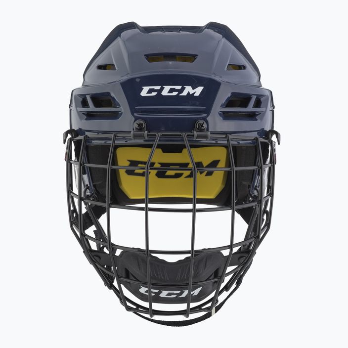 CCM Tacks 210 Combo hockey helmet navy 2