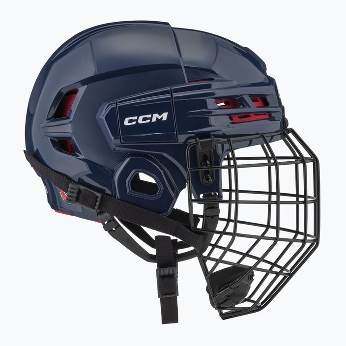 CCM Tacks 70 Combo hockey helmet navy 3