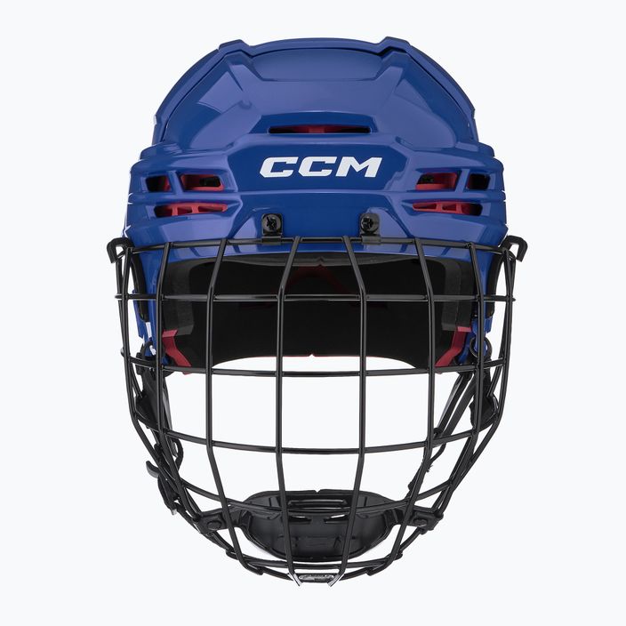 CCM Tacks 70 Combo hockey helmet royal 2