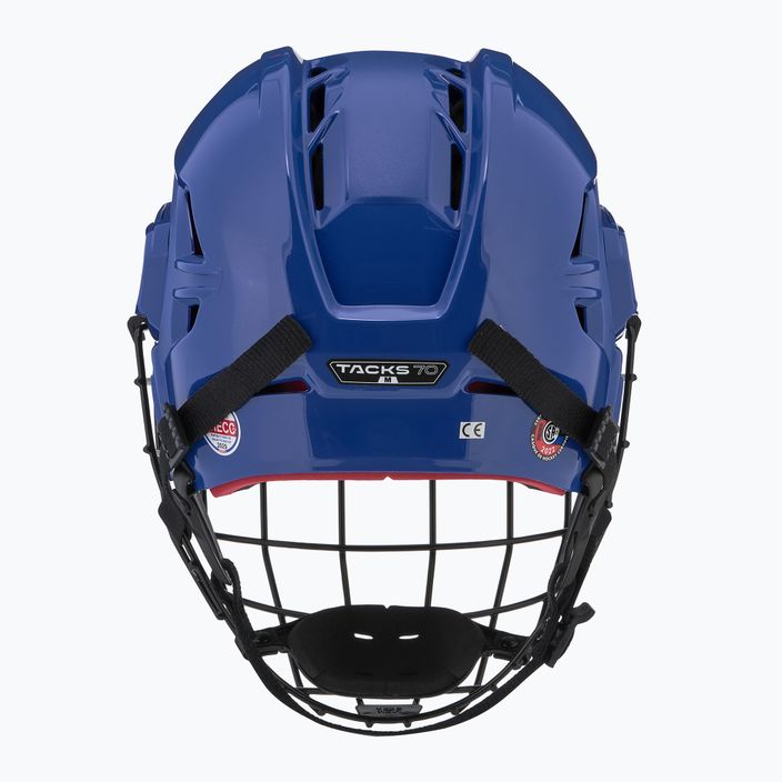 CCM Tacks 70 Combo hockey helmet royal 4