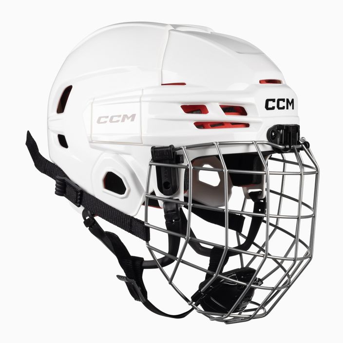CCM Tacks 70 Combo children's hockey helmet white 4109867