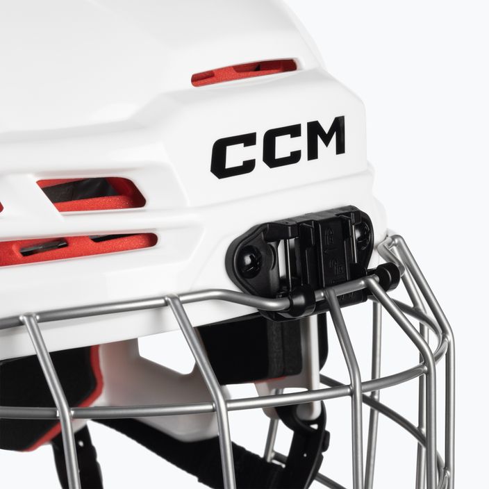 CCM Tacks 70 Combo children's hockey helmet white 4109867 6
