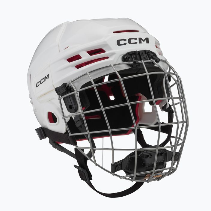 CCM Tacks 70 Combo children's hockey helmet white 4109867 9